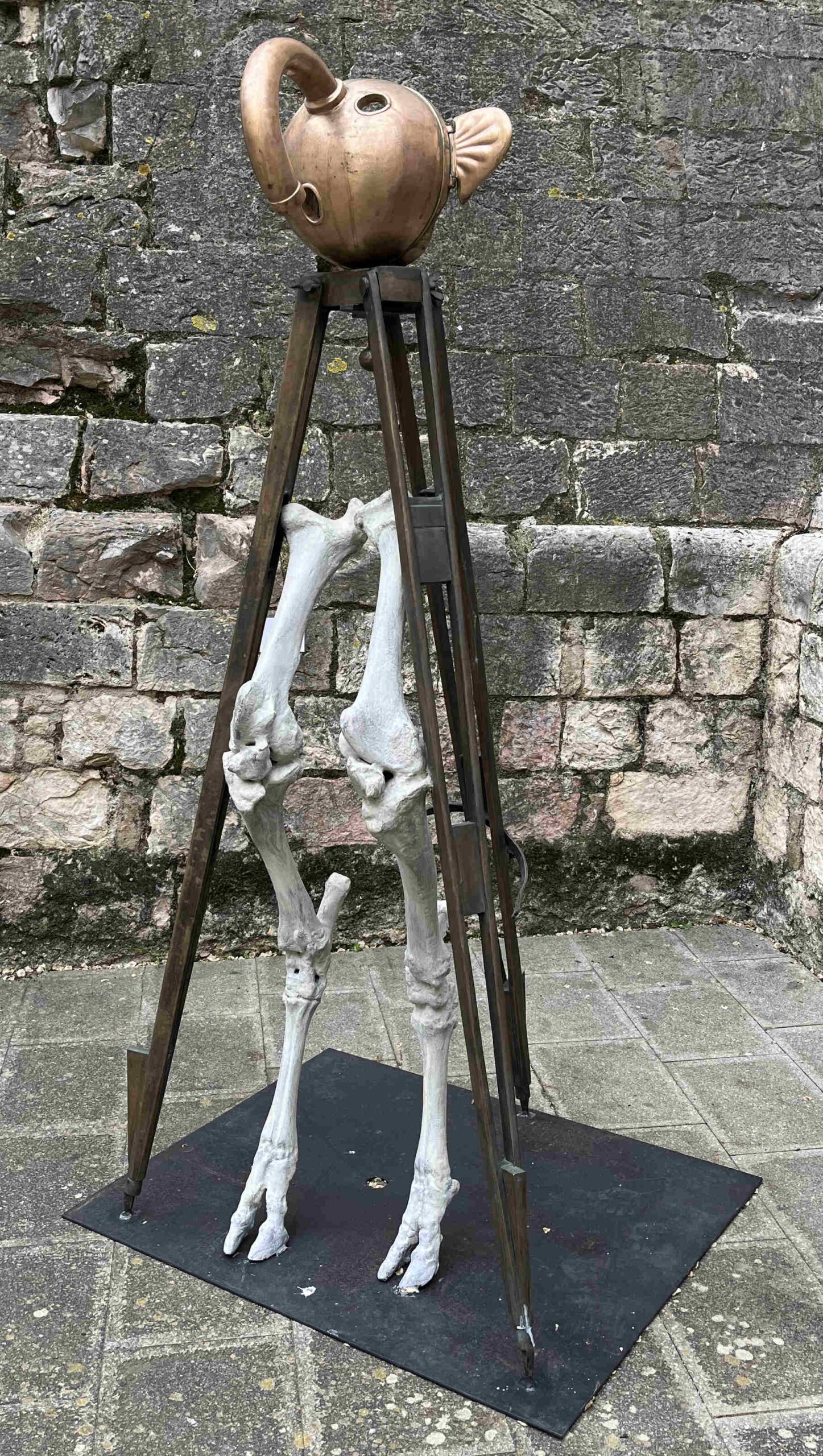 Daniel Spoerri - Scultura in Bronzo - Tin Tin L'elefante